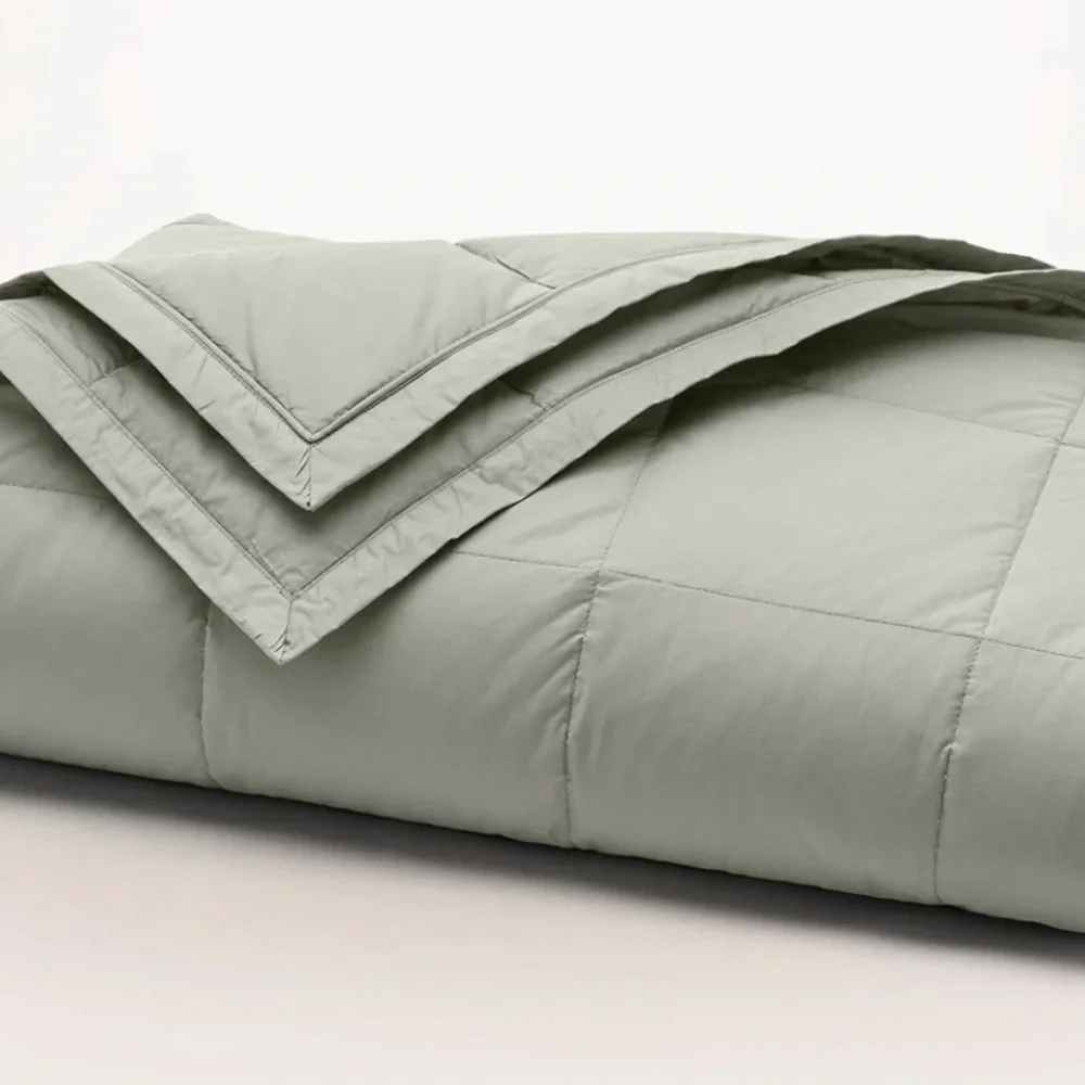 Boll & Branch Luxury alternative pewter Bed Blanket king/cal - Picture 4 of 4